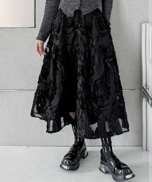 Three-dimensional Pattern Skirt
